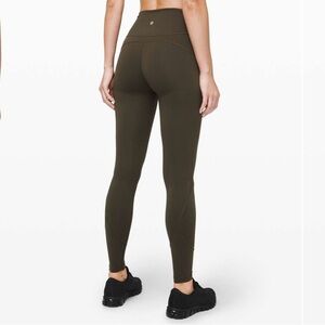 Lululemon In Movement Tight 28" *Everlux Dark Olive 4